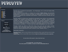 Tablet Screenshot of percuten.ch